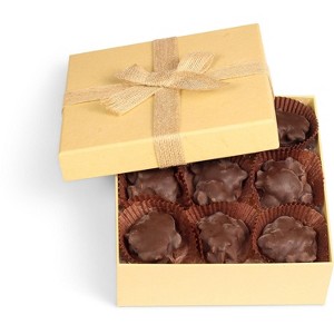 Dark Choc Chocolate Caramel Almond Clusters Gift Box 12 OZ by It's Delish - 1 of 2