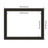 Amanti Art Accent Bronze Narrow Framed Magnetic Dry Erase Board - 4 of 4