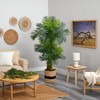 Nearly Natural 6-ft Hawaii Artificial Palm Tree in Handmade Natural Cotton Planter - 4 of 4
