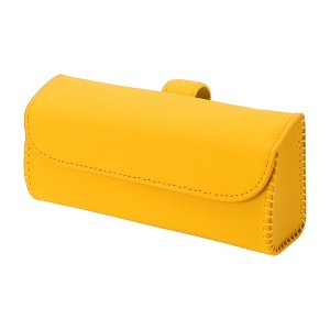 Unique Bargains Universal Car Sunglasses Case Magnetic Storage Box PU 6.69"x1.96" 1 Pcs - 1 of 4