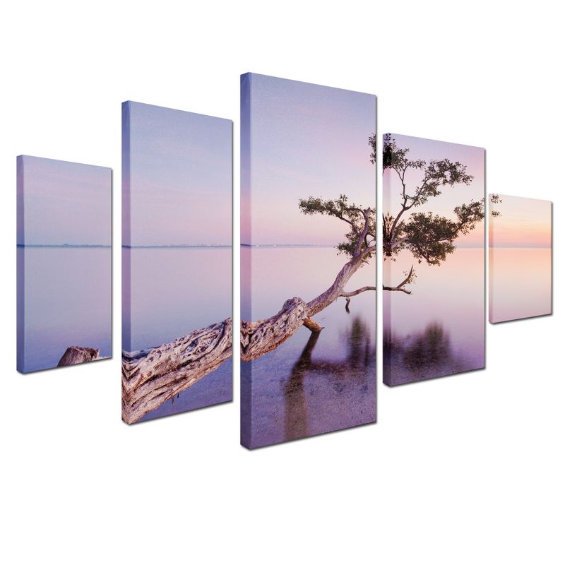 Trademark Fine Art -Moises Levy 'Water Tree XV' Multi Panel Art Set, 1 of 4