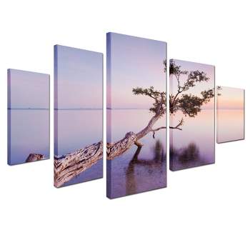Trademark Fine Art -Moises Levy 'Water Tree XV' Multi Panel Art Set