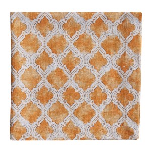 Split P Apricot Watercolor Geo Napkin Set of 4 - 1 of 3