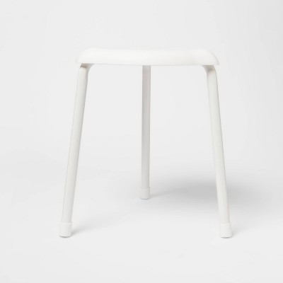 small white stool