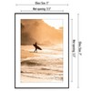 Americanflat Front Loading 5x7 Picture Frames 6 Pack in Black - Displays 4x6 With Mat and 5x7 Without Mat - 4 of 4