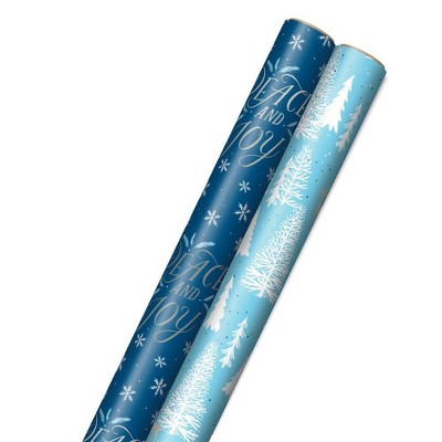 Hallmark Christmas Wrapping Paper Jumbo Rolls with Cut Lines 160 SQ FT  Total