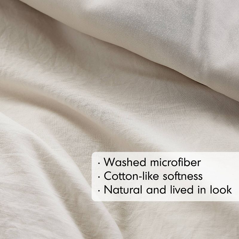 Porter Soft Washed Durable Pleated Comforter Set - 510 Design, 4 of 10