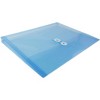 JAM Paper 9 3/4'' x 13'' 12pk Plastic Envelopes with Button and String Tie Closure, Letter Booklet - 4 of 4