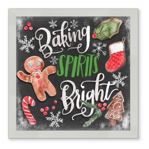 Courtside Market Baking Spirits Bright I 8x8 Framed Art Board - 1 of 2
