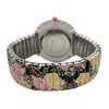 Olivia Pratt Big Dial Easy Reader Watch Floral Elastic Stretch Band Wristwatch Women Watch - 2 of 3