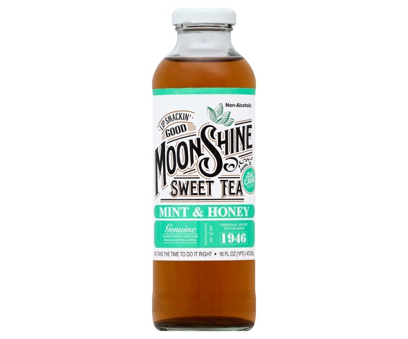 MoonShine Sweet Tea Slightly Sweet Mint & Honey - 16 fl oz Bottle