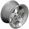 OE Wheels LLC JP08-15080-5450-25MS Silver Machined Wheel Painted (15 x 8. inches /5 x 114 mm, 25 mm Offset) - 3 of 3
