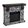 44" Freestanding Electric Fireplace Gray - Home Essentials - image 2 of 4