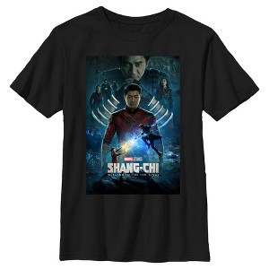 Boy's Marvel Shang-Chi and the Legend of the Ten Rings Action Poster T-Shirt - 1 of 4