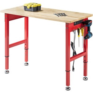 AMERLIFE Adjustable Workbench with Power Outlets,  Heavy Duty Work Table - 1 of 4