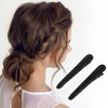 Unique Bargains Fashion Wavy Rectangle Hair Clips Hairdo Clip 1 Pair - 2 of 4