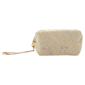 Unique Bargains Women's Portable Butterfly Knot Makeup Bag 1 Pc - 1 of 3