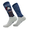 Crazy Dog Men's Santa Jaws Socks Funny Sarcastic Christmas Graphic Novelty Shark Footwear for Men - 2 of 4