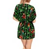 HAPPY BAY Women's Summer Loose mini Beachwear Bathing Suit Short Flowy Swimsuit Cover ups Tops X-Large-XX-Large Black Tree - 4 of 4