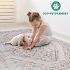 Okak Luxury Bordered Non-Shedding Carpet Area Rug for Living Room,Bedroom,All Size Indoor Stain Resistant Carpet - 3 of 4