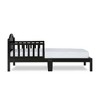 Vtec Trading Kid'S Bed Black With Guard Rails - 2 of 3