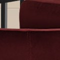 1 black table+ 4 burgundy chairs