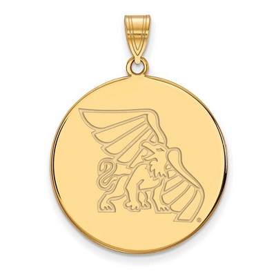 Black Bow Jewelry 14k Yellow Gold Missouri Western State Griffons NCAA Extra Large Pendant