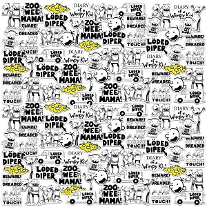 Diary of a Wimpy Kid Funny 100ct Vinyl Large Deluxe Stickers Variety Pack - Laptop, Water Bottle, Scrapbooking, Tablet, Skateboard, Indoor/Outdoor - 1 of 4