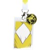 Power Rangers Yellow Ranger ID Lanyard Badge Holder Saber-Toothed Tiger Pendant - 2 of 4