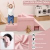 Nasitip 12PACK Toddler Climbing Toys Indoor, Modular Kids Play Couch with Square Ball Pit & Climbing Slope, Cushion Play Set,Pink - 4 of 4