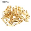 Unique Bargains Metal DIY Blankets Crafts Brooch Making Sewing Safety Pins 100 Pcs - 3 of 4