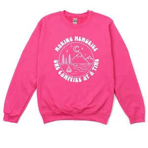 Simply Sage Market Women's Making Memories Campfire Gildan Sweatshirt - 1 of 2