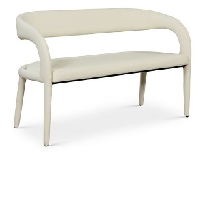 Meridian Furniture,Sylvester Vegan Leather Bench - 1 of 4