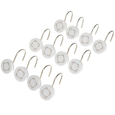 The Lakeside Collection Monroe Block Check Bath Collection - Hooks
