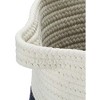 Colonial Mills Beach Bum Basket, 13"x13"x9", Navy - 4 of 4
