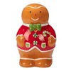 72oz Earthenware Holiday Magic Gingerbread 3-D Cookie Jar - Certified International - 3 of 3