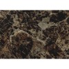 NicBex Dining Table Transitional Simple Style Brown Faux Marble Table Top Black Metal Finish Frame for Dining Room - 3 of 4