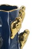 ChicFurnit Decorative Vases Elegant Flower Vase Jarron Florero Bird Decor Vase Tabletop Vase Modern Vase for Living Room, Blue, 8.7"*8.7"*9.5" - 4 of 4
