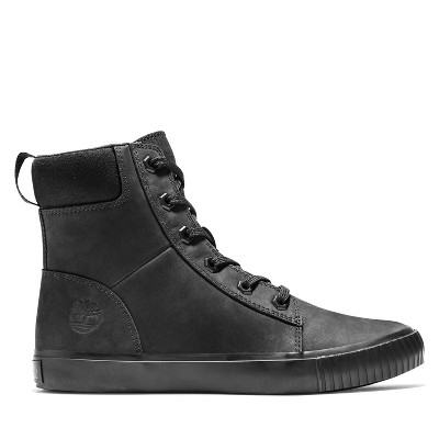 all black timberland boots