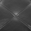 HOMCOM 51in Ottoman Storage Bench, Faux Leather Storage Chest with Lift Top, Tufted Ottoman with Storage for Living Room, Entryway, Black - 2 of 4