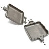 Rome Industries 1705 Cast Iron Campfire Pie Iron Square Sandwich Cooker - 2 of 4