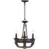 Lucero Chandelier - LIT4392 - Black - Safavieh - 2 of 4