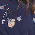 navy floral multi