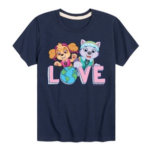 Boys' - Paw Patrol - Love Earth Short Sleeve Graphic T-Shirt - 1 of 4