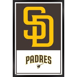Trends International MLB San Diego Padres - Logo 22 Framed Wall Poster Prints - 1 of 4