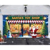 Santa Claus Workshop Theme Polyester Christmas Garage Door Banner, Multi-Functional Decoration for Parties and Homes, Reinforced Durable Material - 4 of 4