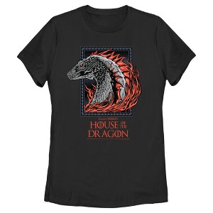 Women's Game of Thrones: House of the Dragon Fire Dragon Portrait T-Shirt - 1 of 4