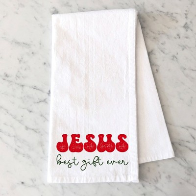 Faith Spiritual Embroidered Custom Kitchen Towels Coffee Lover Gift Faith  Gift Coffee Bar Towel Kitchen Towel Jesus and Coffee 