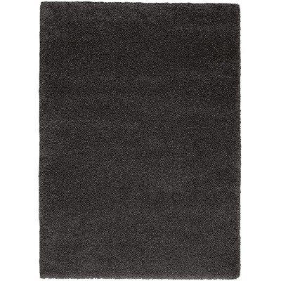 Nourison Malibu Dark Grey Shag Area Rug Msg01 5'3