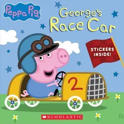 George's Racecar (Peppa Pig) (Media Tie-In) - by Cala Spinner & Rebecca Gerlings (Paperback)